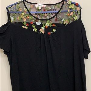 Cold shoulder blouse